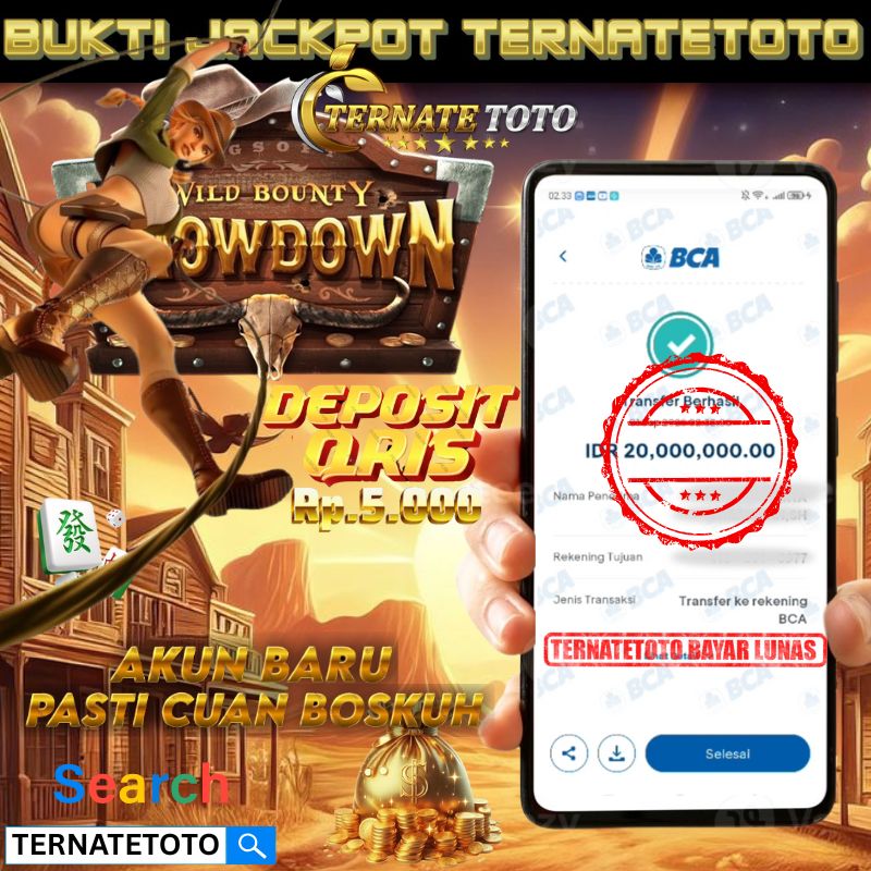 TERNATETOTO - Wild Bounty Showdown - Rp.20,000,000